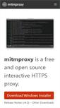 Mobile Screenshot of mitmproxy.org